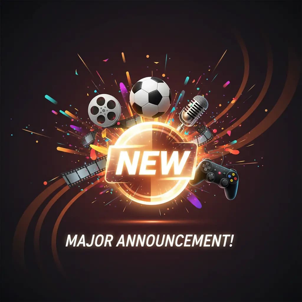 Bolas esportivas e a palavra New em destaque