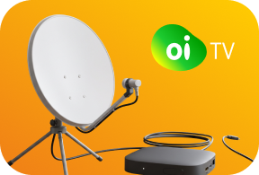 Oi TV com antena e decodificador